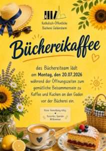 Büchereikaffee am 20.Juli.2026