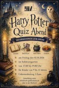 Einladung zum Harry Potter Quiz Abend